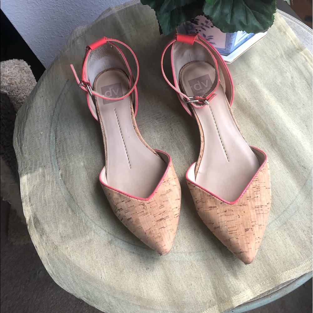 Nordstrom.  Coral Flats - Picture 2 of 4